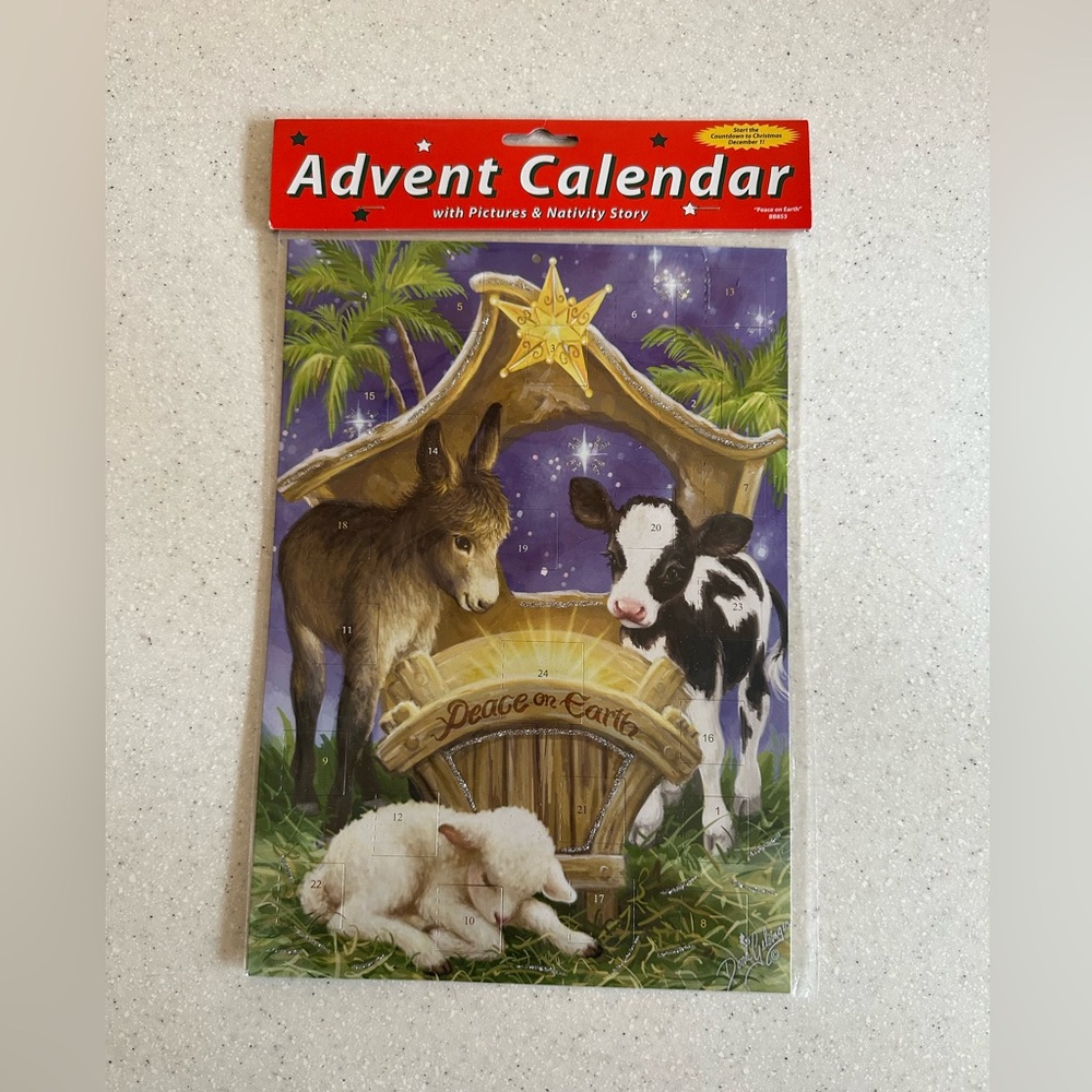 Christmas Advent Calendar! Nativity Story. Kid’s Christmas. New in Package